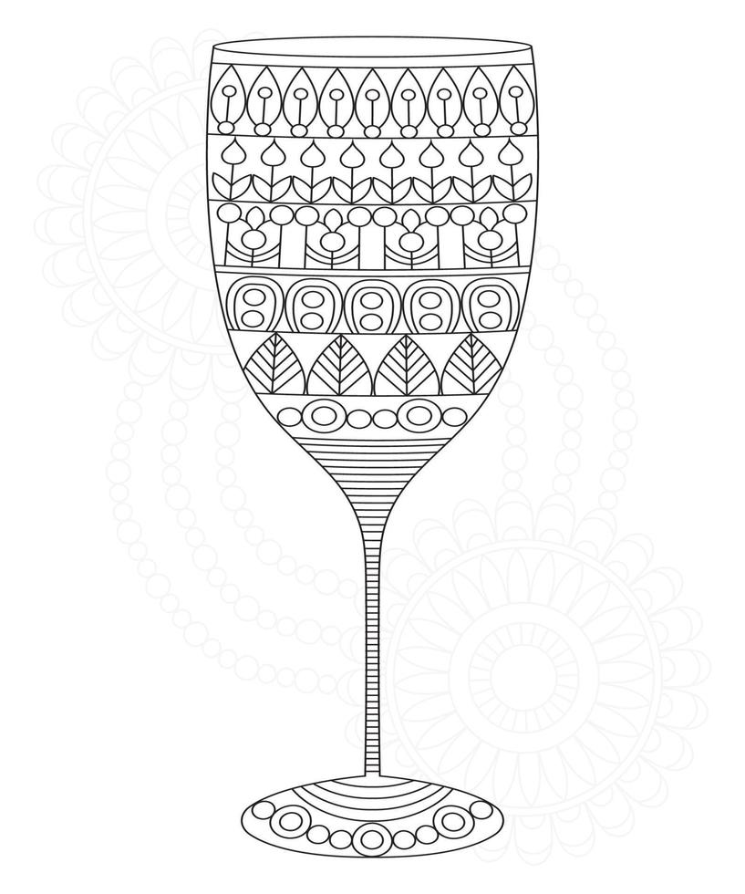 champagne bottle coloring pages and adult vector