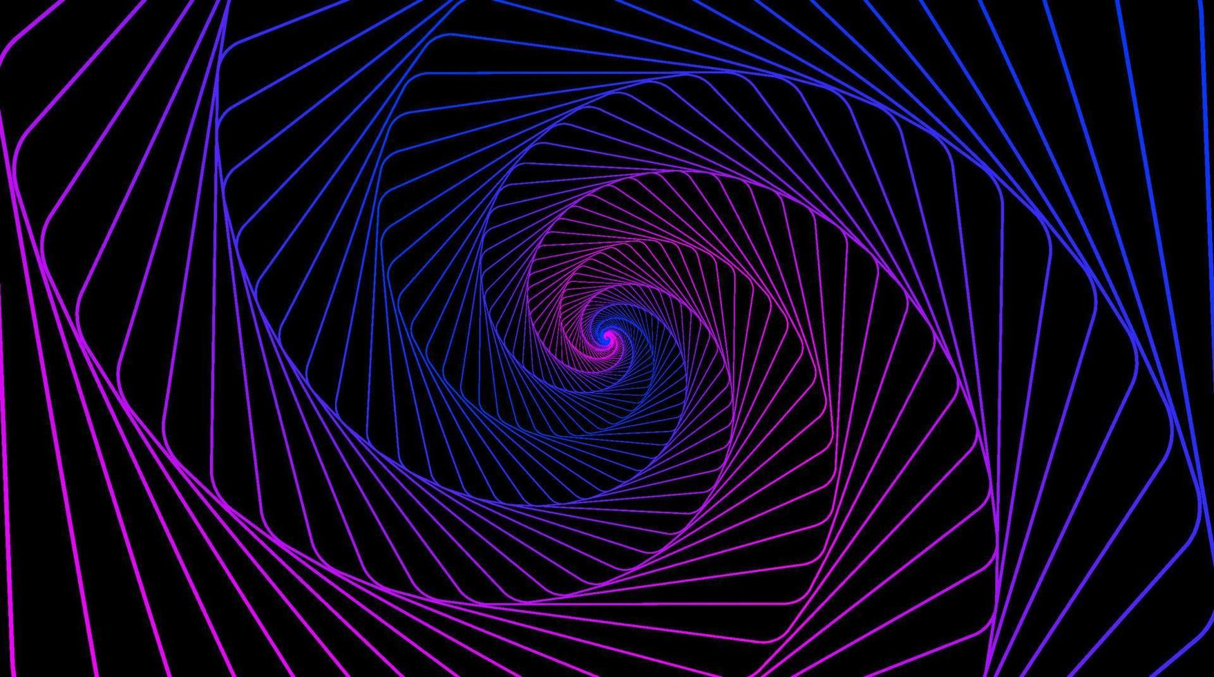 Colorful Hypnotic spiral vector illustration