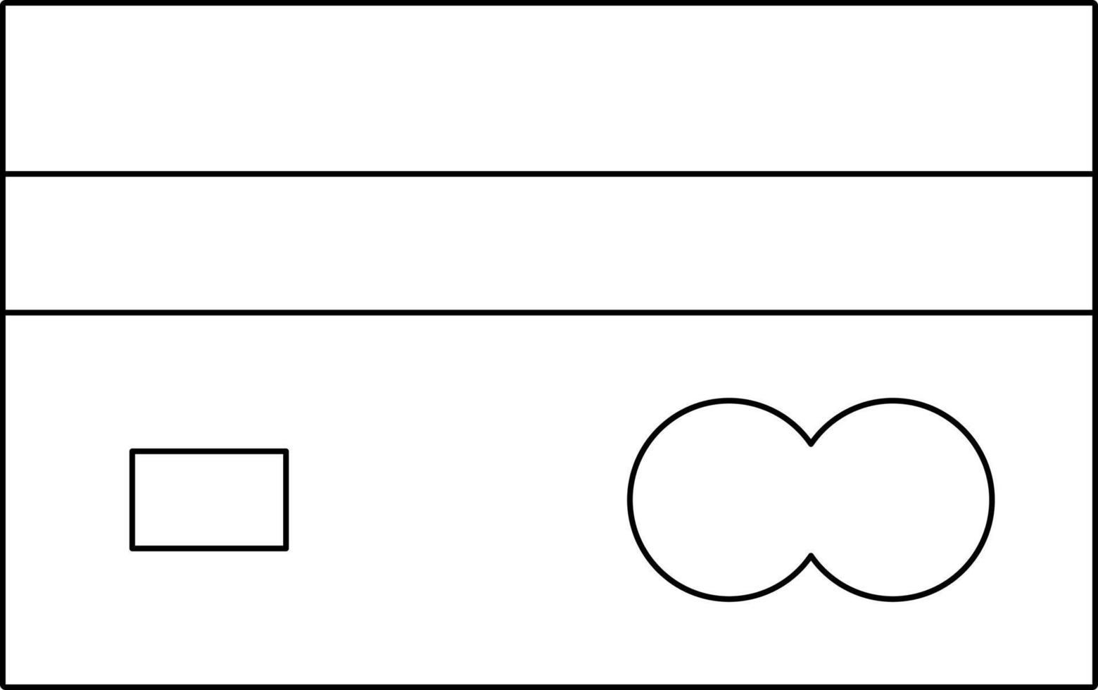 Credit card web icon. vector