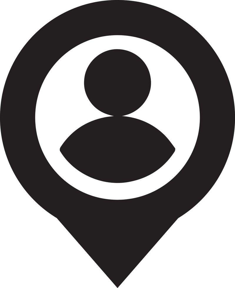 pointer user icon Location, map pin vector icon. GPS marker symbols. Plan place pointer signs. Location tag concept