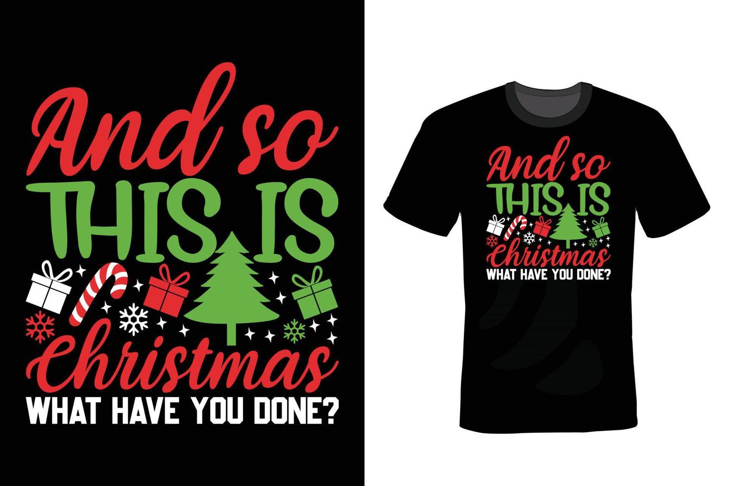 Christmas T shirt design, vintage, typography vector