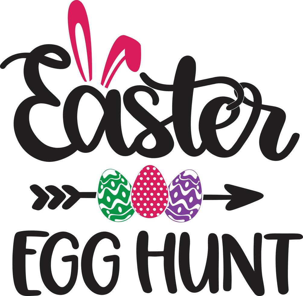 Easter Egg Hunt 2, Spring, Easter, Tulips Flower, Happy Easter Vector Illustration File