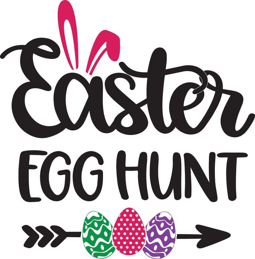 Easter Egg Hunt, Spring, Easter, Tulips Flower, Happy Easter Vector Illustration File