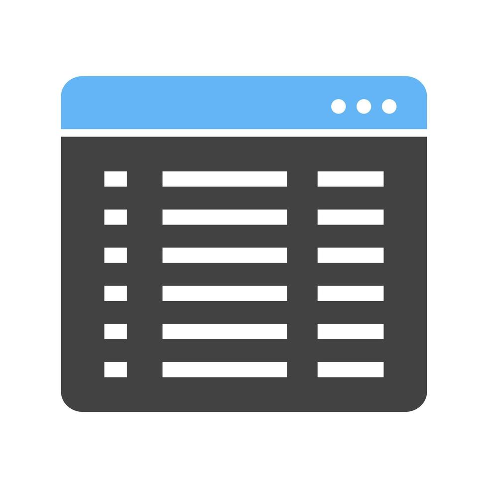 Piece of Code Glyph Blue and Black Icon 11000157 Vector Art at Vecteezy