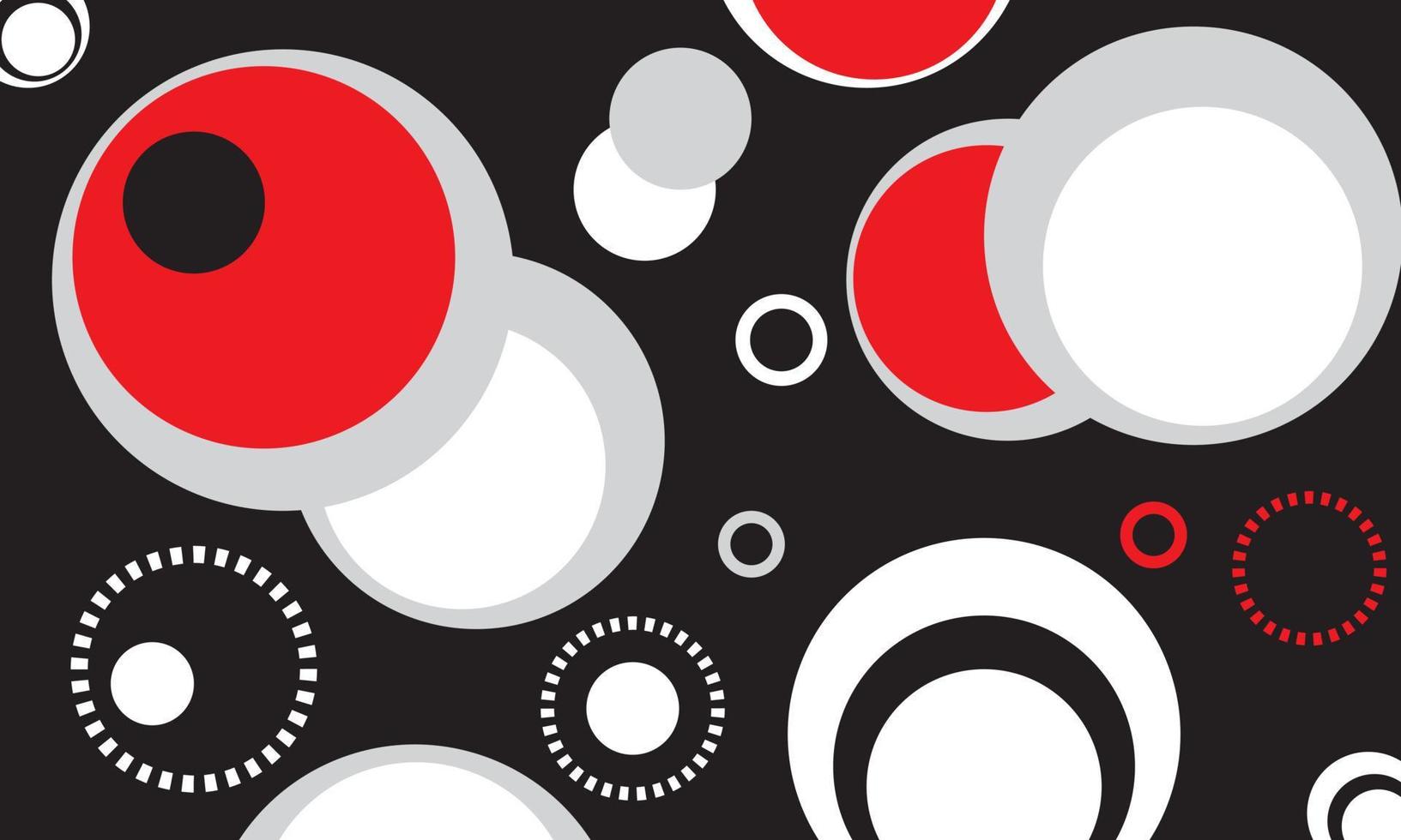 red black white seamless shape pattern vector
