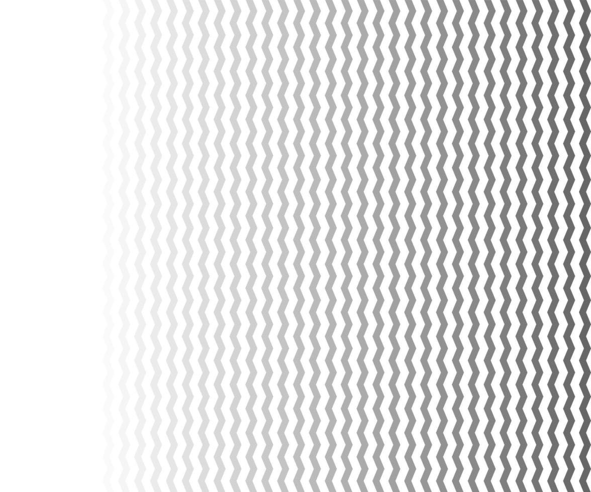 Wave, zigzag lines pattern. Black wavy line on white background. Texture vector - illustration
