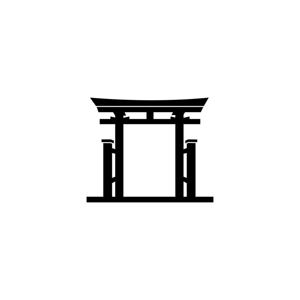 Torii Gate icons, suitable for your design need, logo, illustration, animation, etc. vector