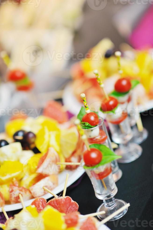 buffet food closeup photo