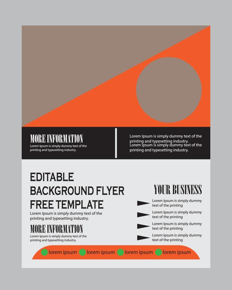 business template for brochure,free vector