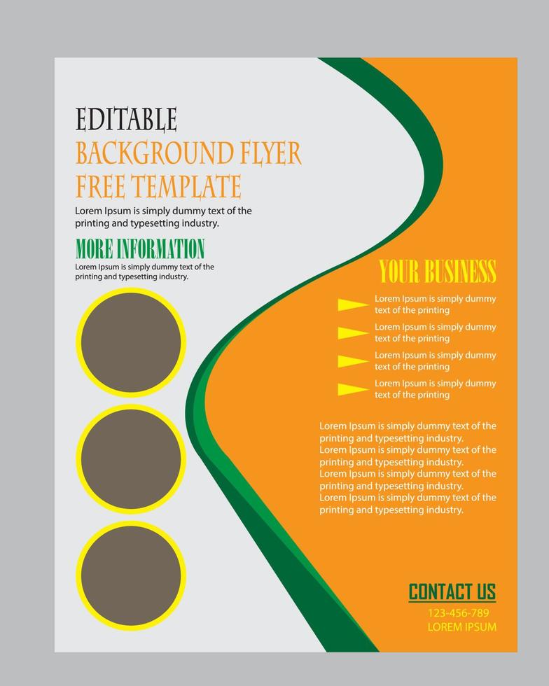 modern report business flyers poster template. vector