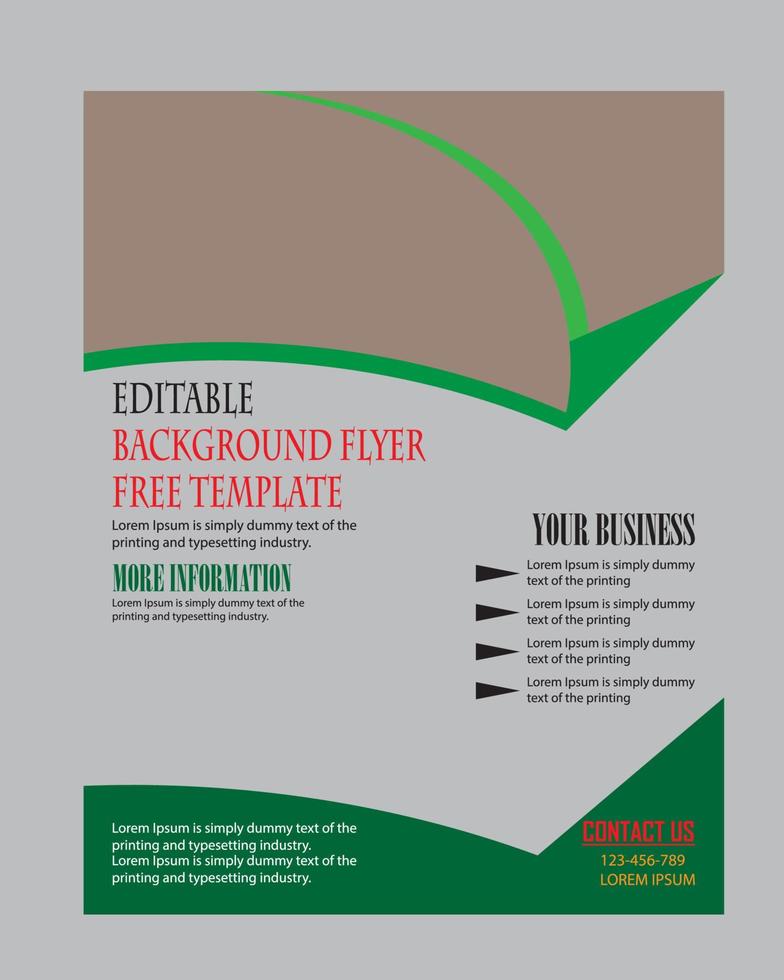 flyer design template,free vector