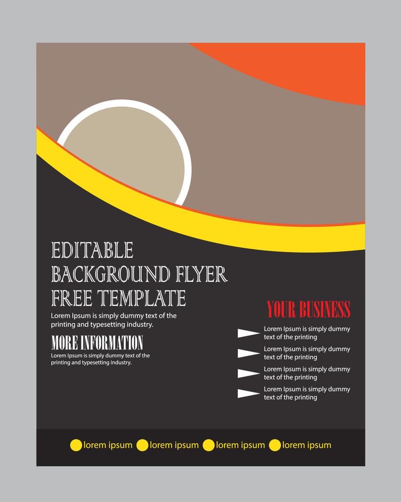 brochure flyer design template vector, Leaflet cover presentation, vector