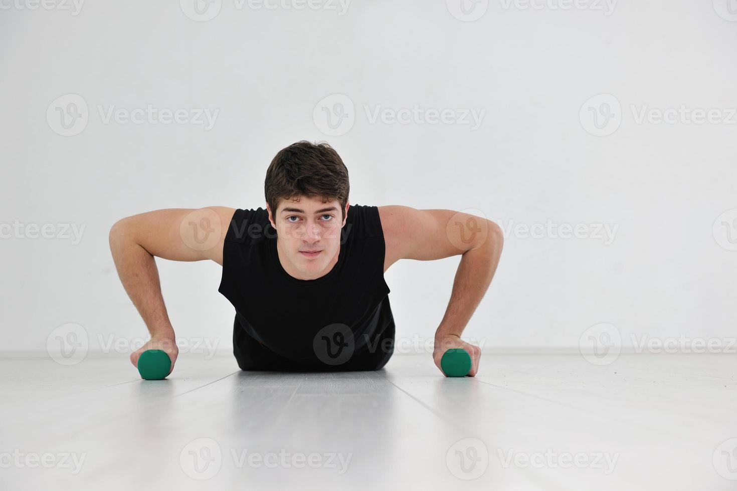 man fitness workout photo