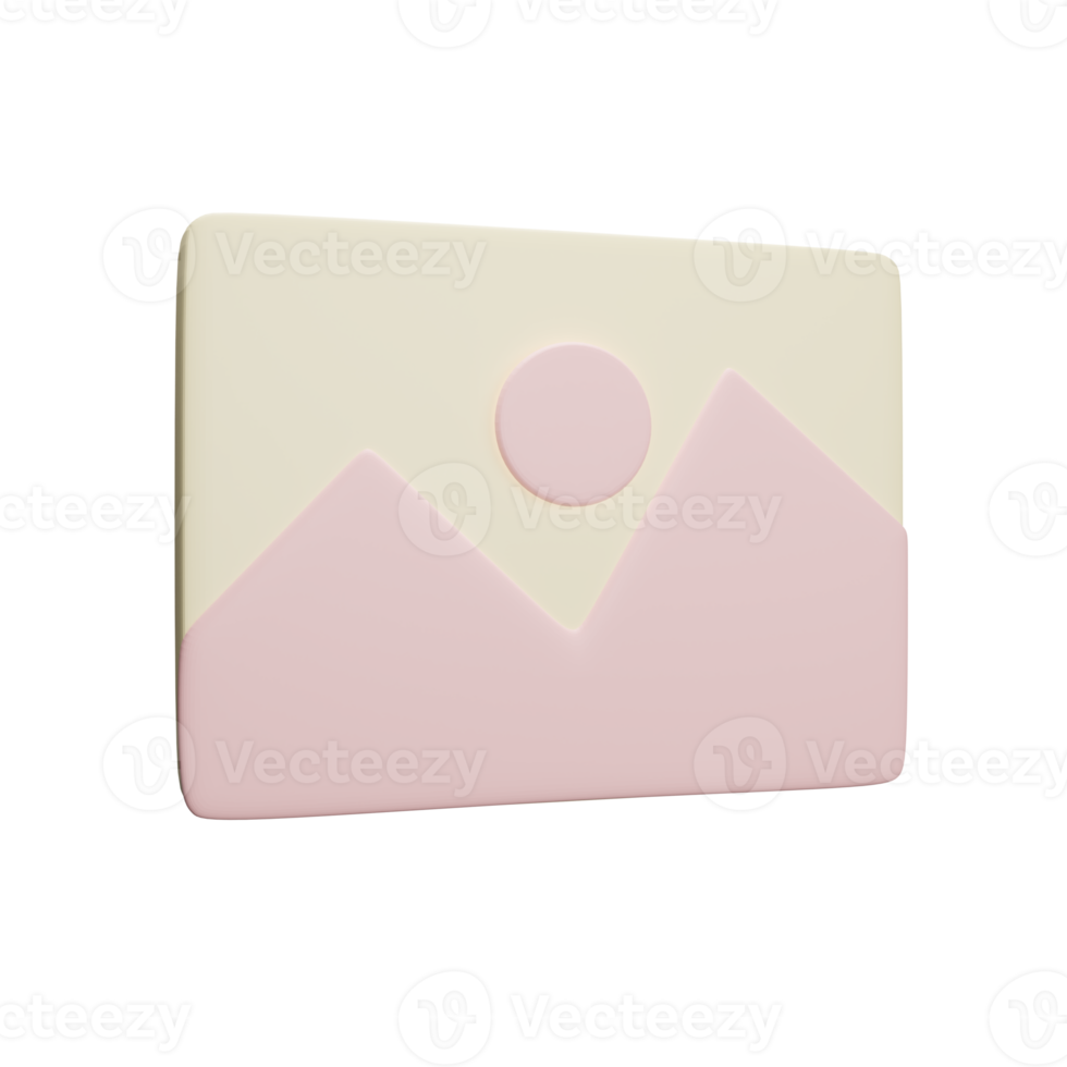 Rendering Photo frame png