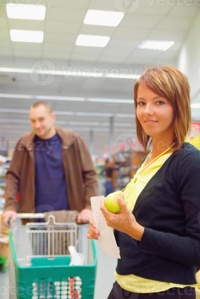 happy couple in shopping photo