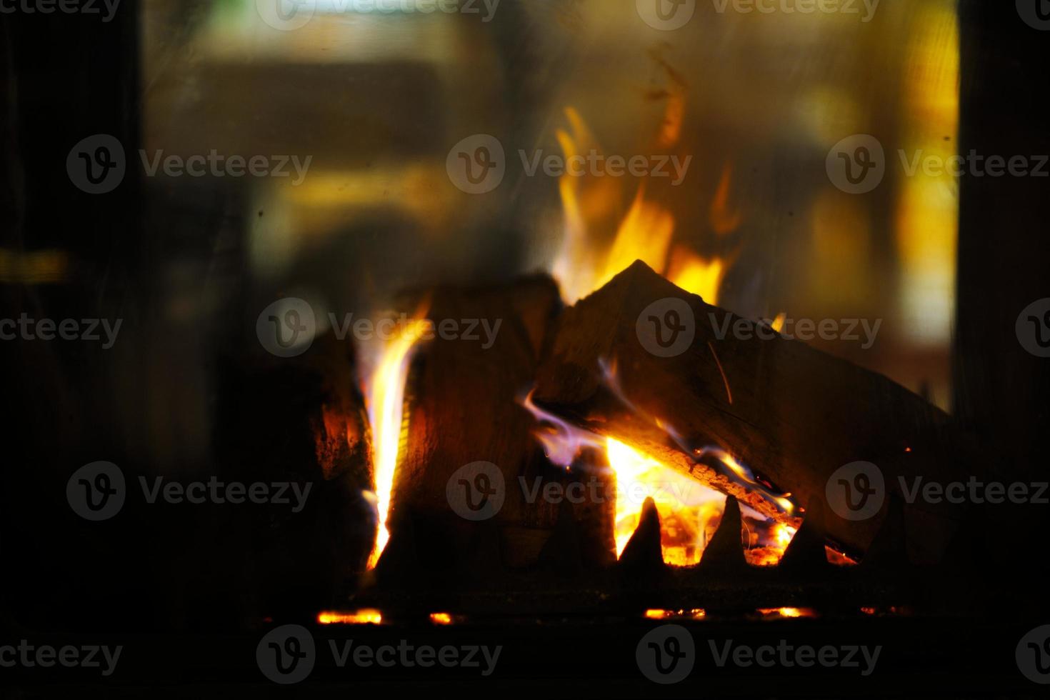 fireplace flame background photo