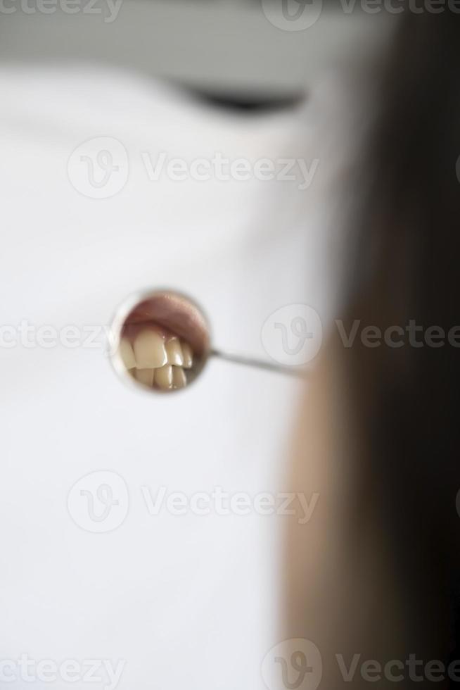 dental instruments ready for use in the dental office photo