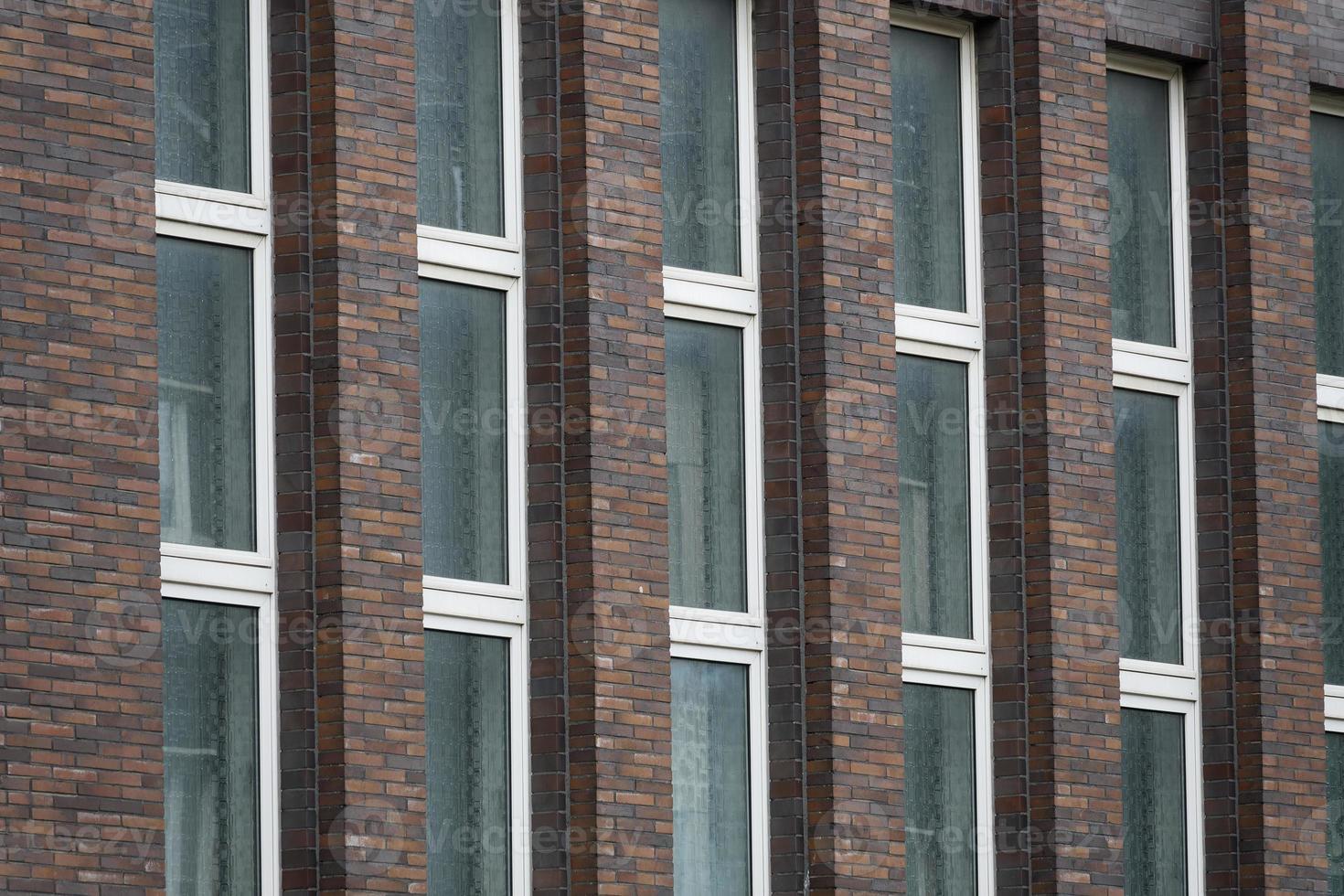 facade of a brick  building photo