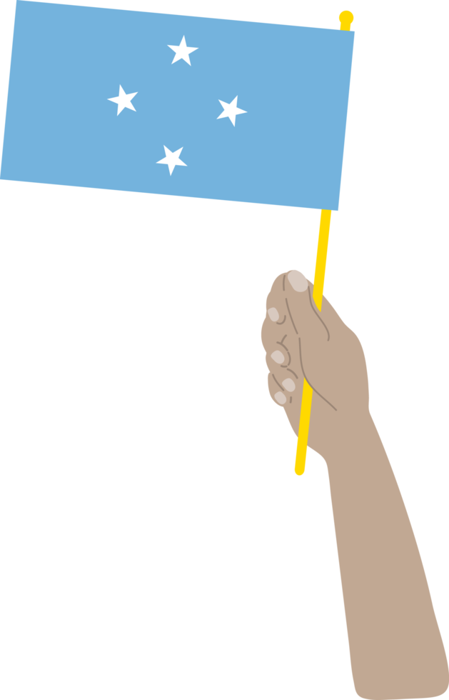 bandera de micronesia dibujada a mano, dólar dibujado a mano png