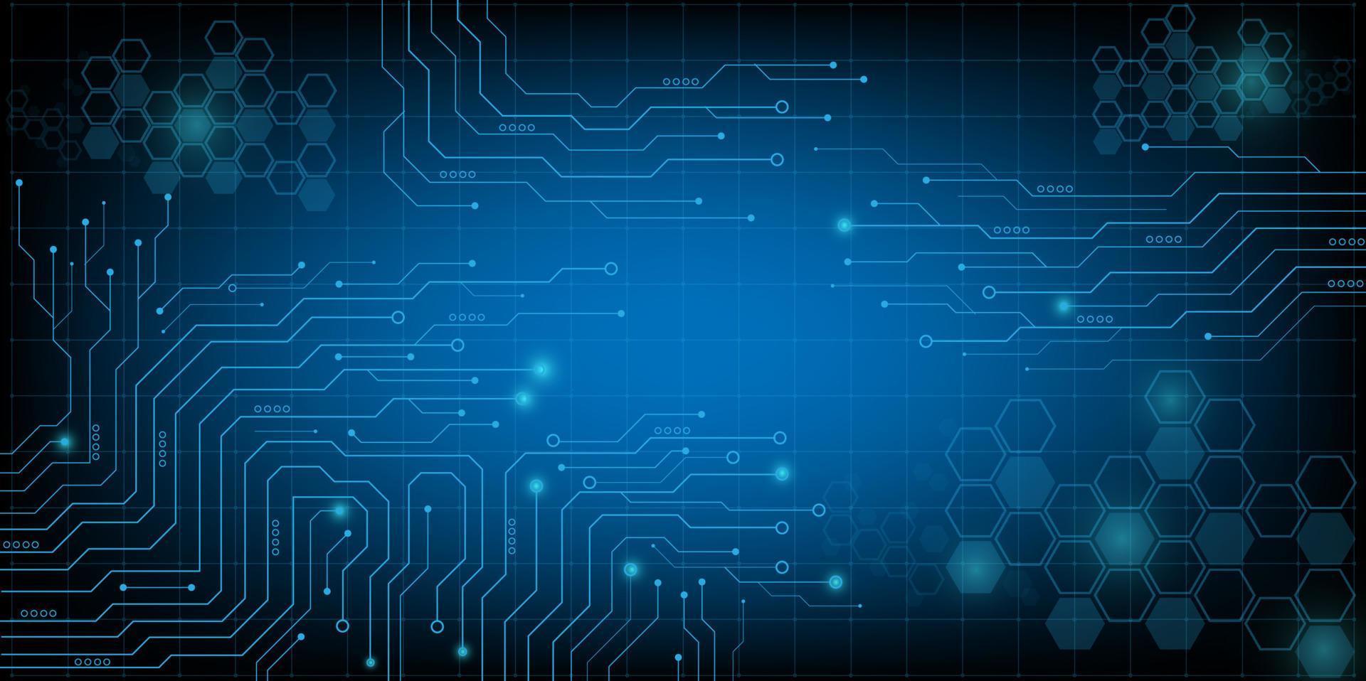 Computer chip Electronic circuit board vector for technology and finance concept and education for future