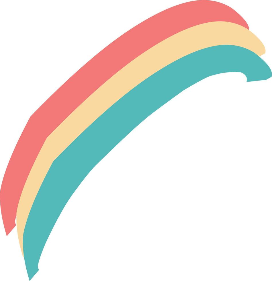 diseño de imagen de arco iris, diseño de ilustración de arco iris vector