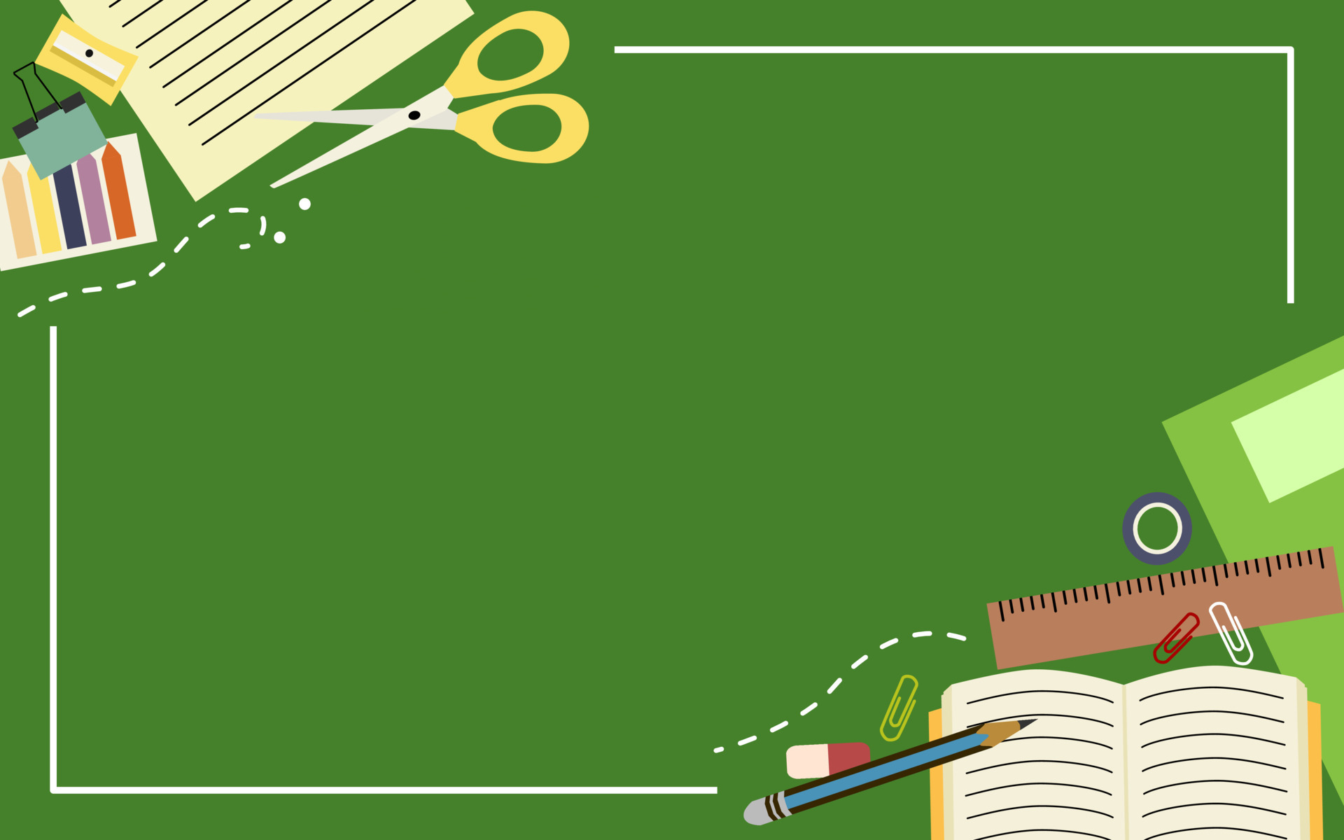 Creative Education Background With School Supplies 11005174 Vector Art 