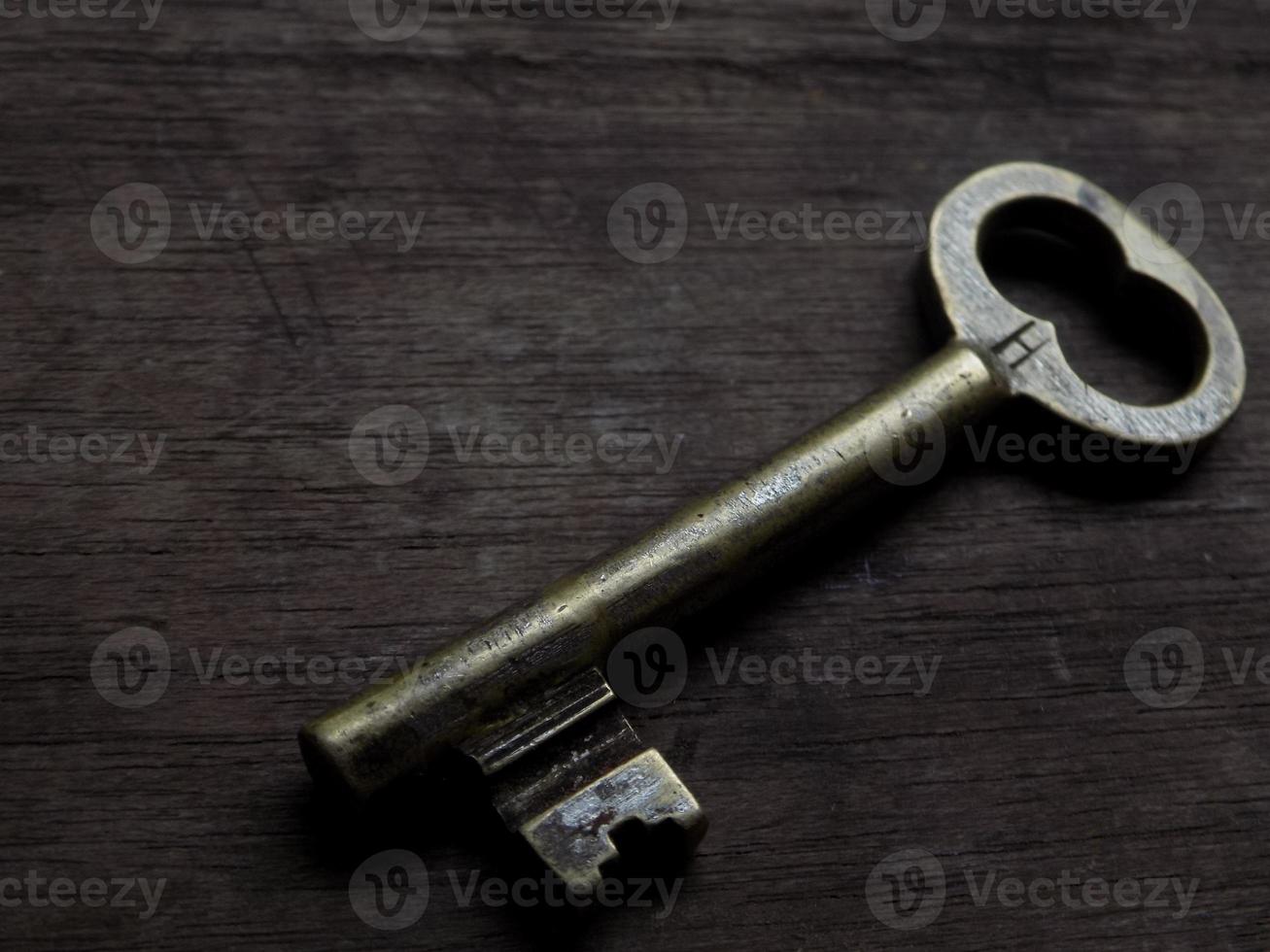 photo of an old key