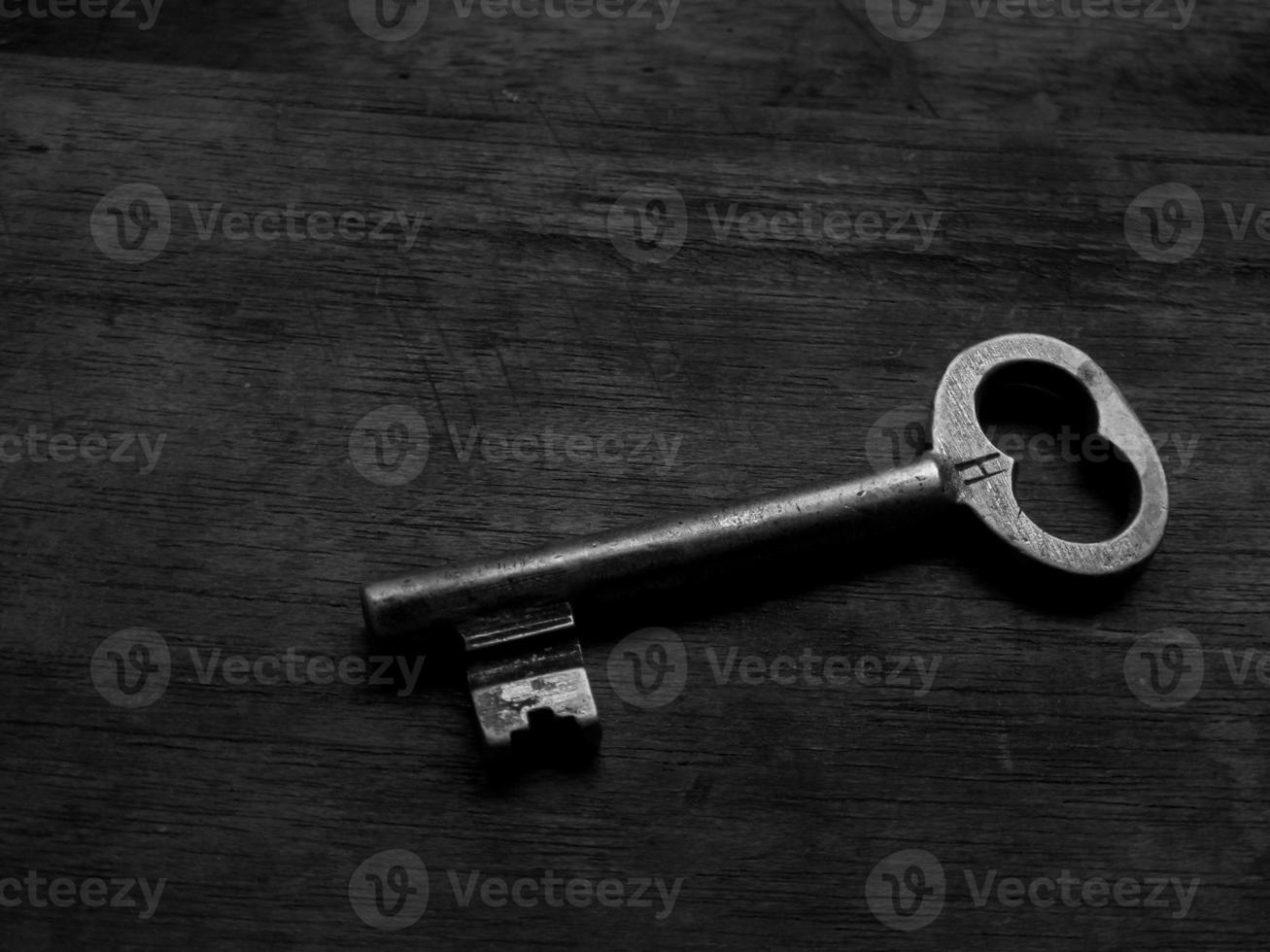 photo of an old key