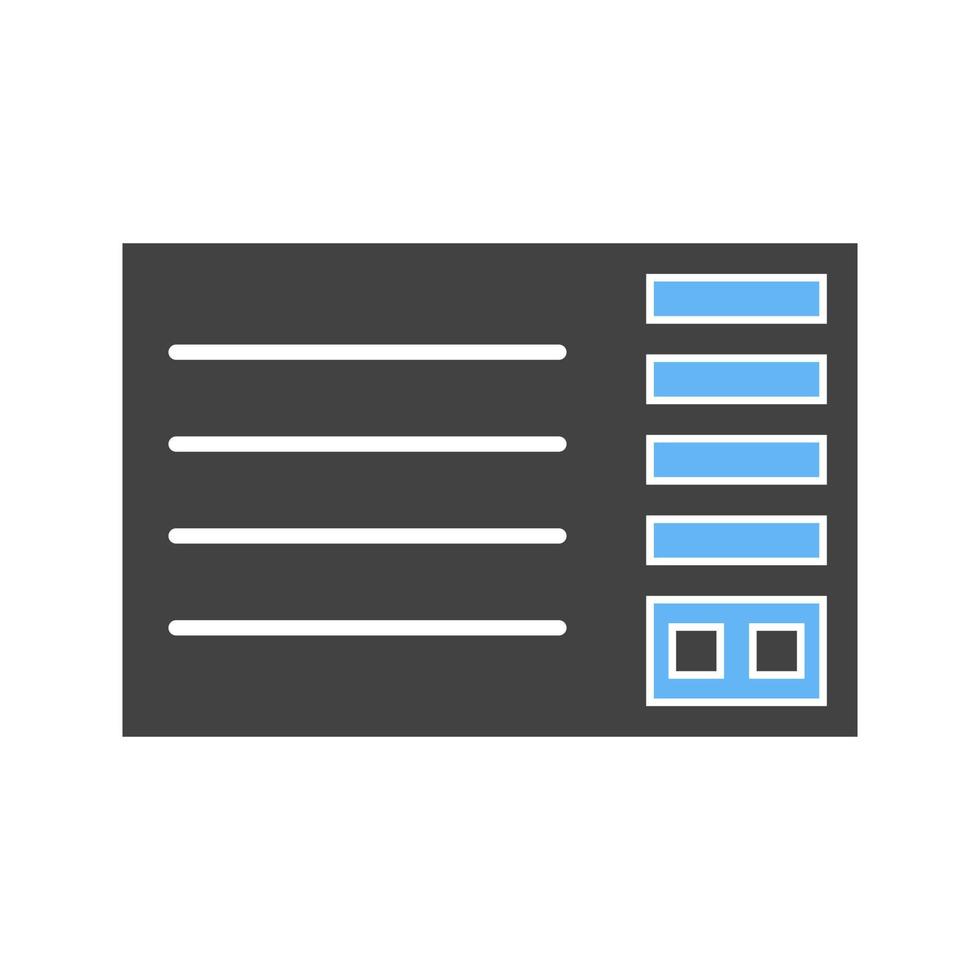 AC Window Unit Glyph Blue and Black Icon 11005301 Vector Art at Vecteezy