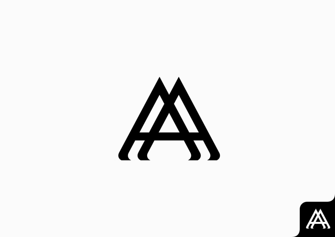 letter A logo icon design template element vector