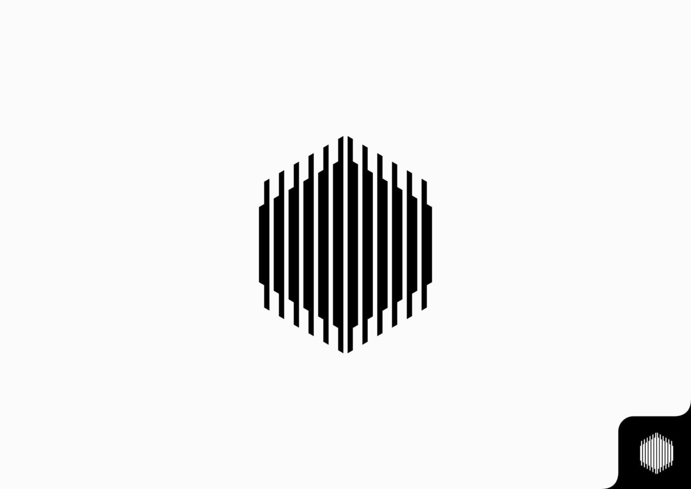 residential architecture interior logo design flat minimalist concept vector