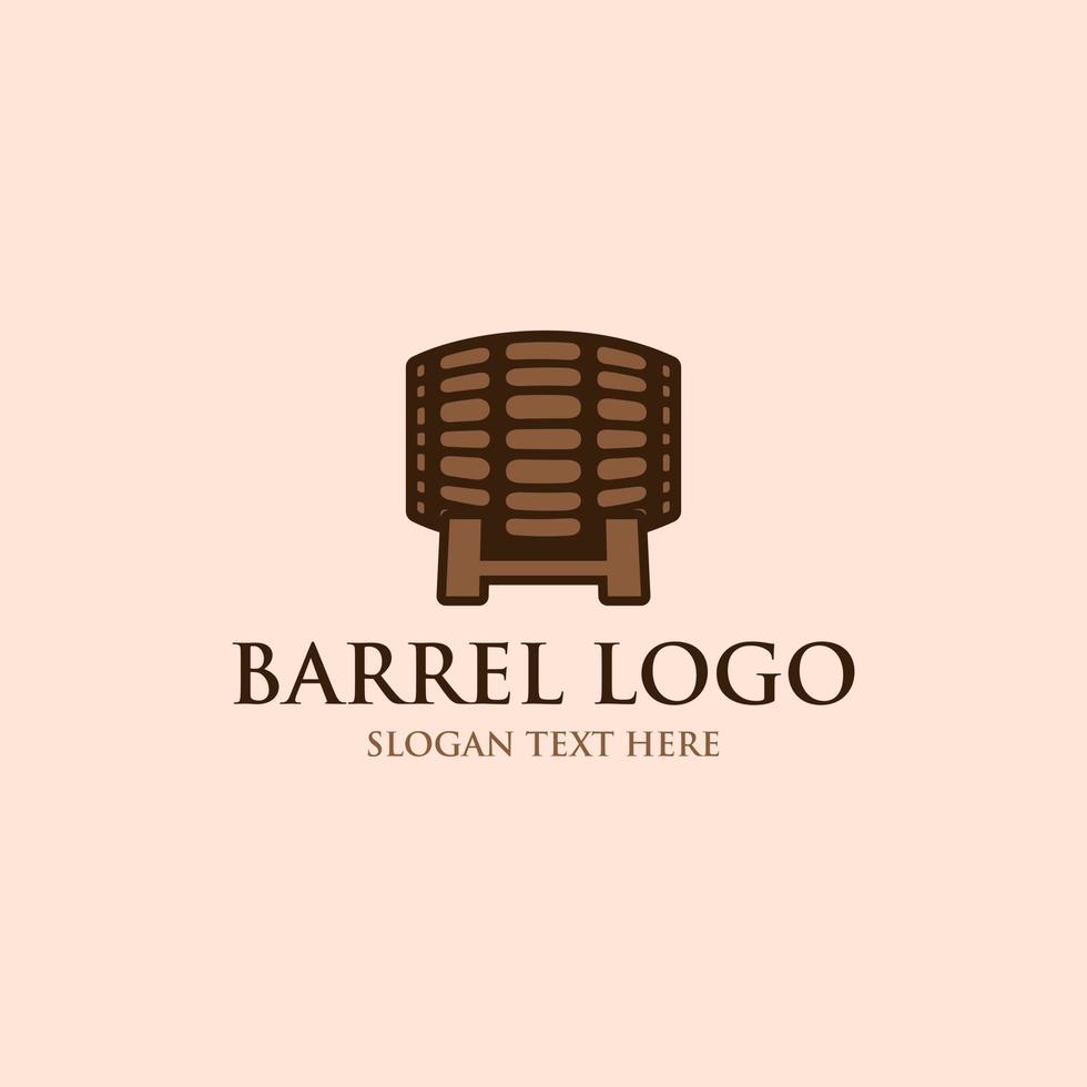 Barrel Icon Beer Creative Logo vector