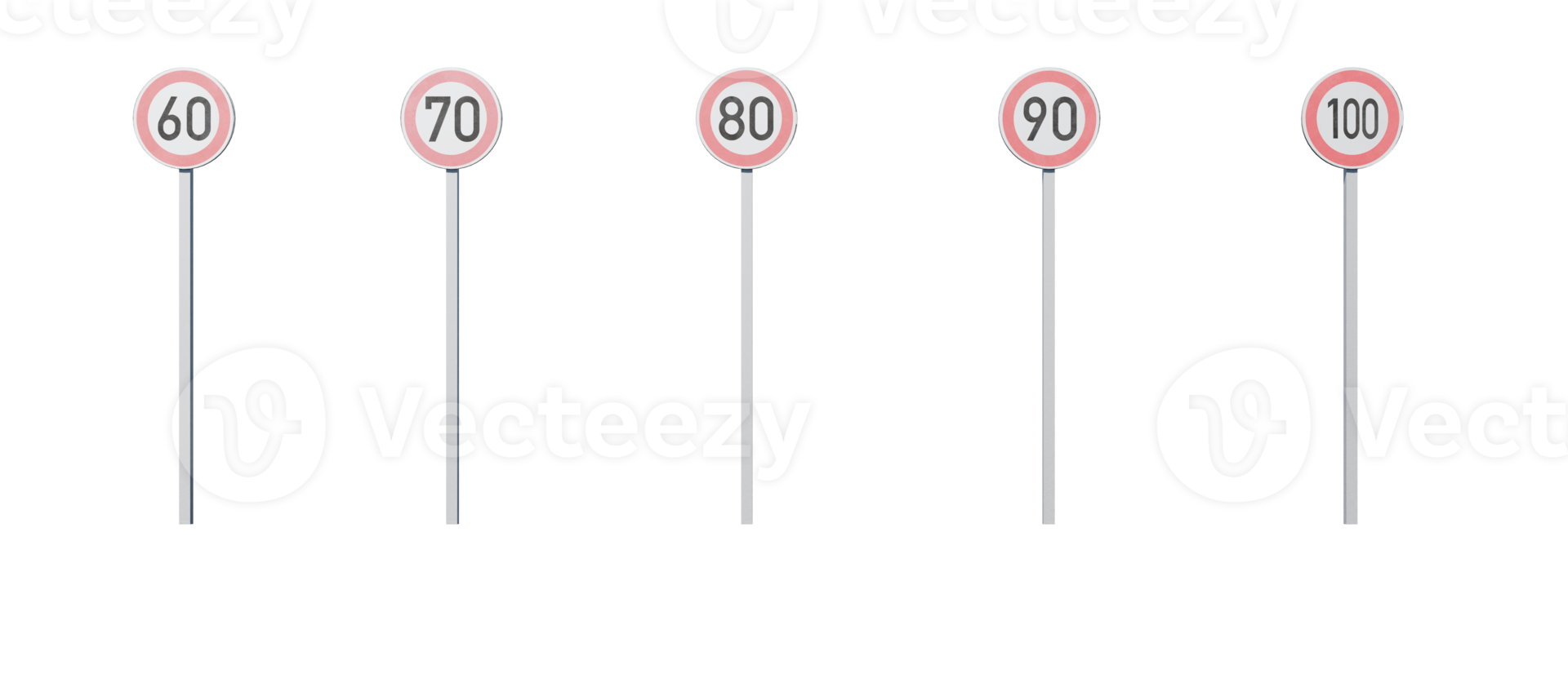 panneau de signalisation avec fond transparent png