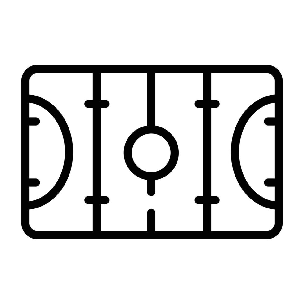 Ready to use linear icon of table football vector