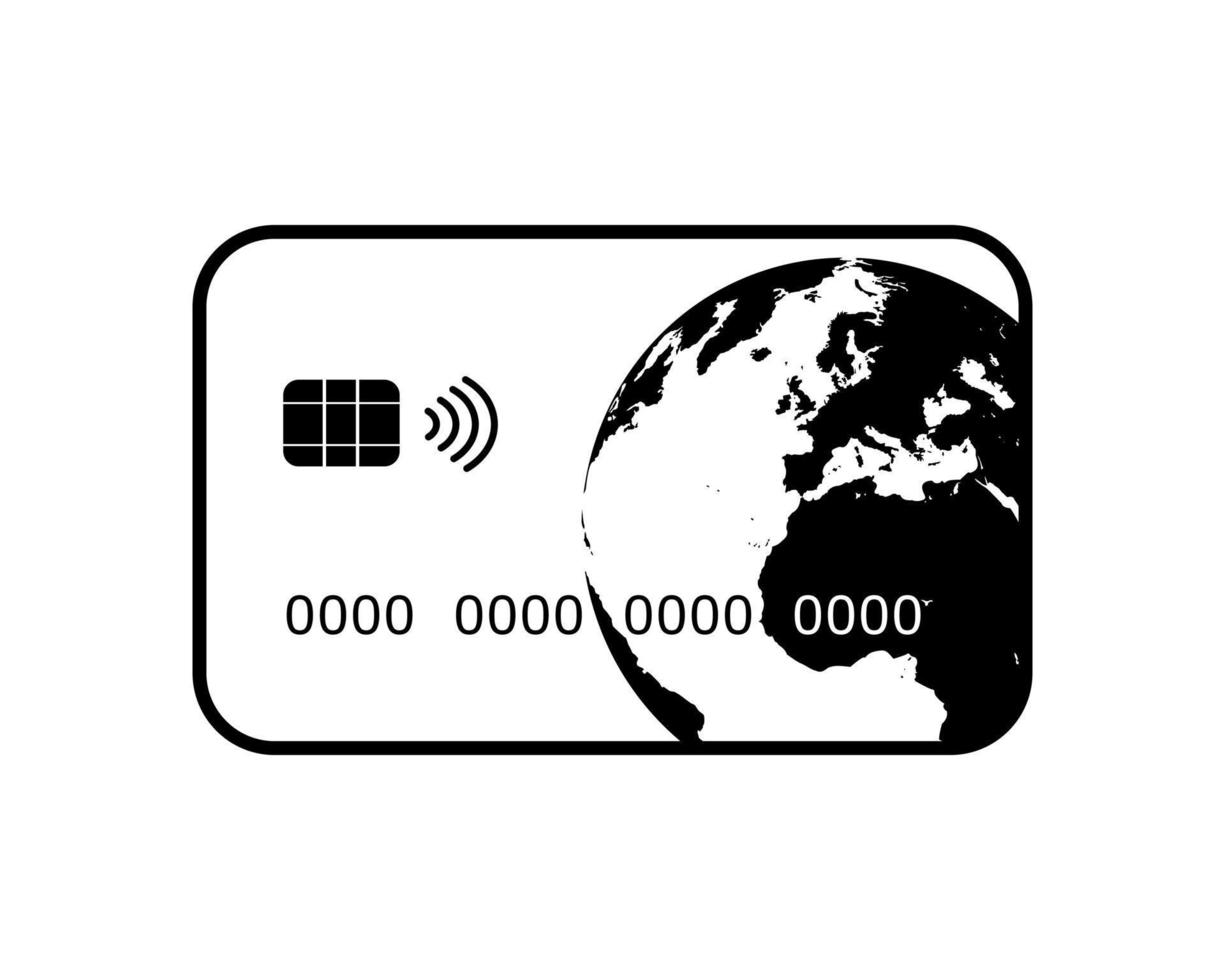 Credit or debit card vector illustration