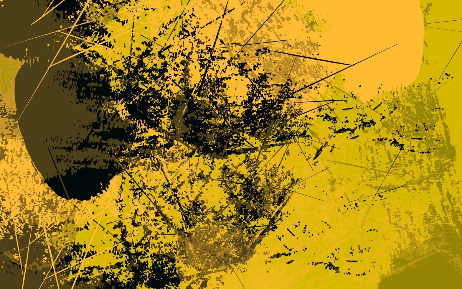 textura grunge abstracta fondo negro y naranja vector