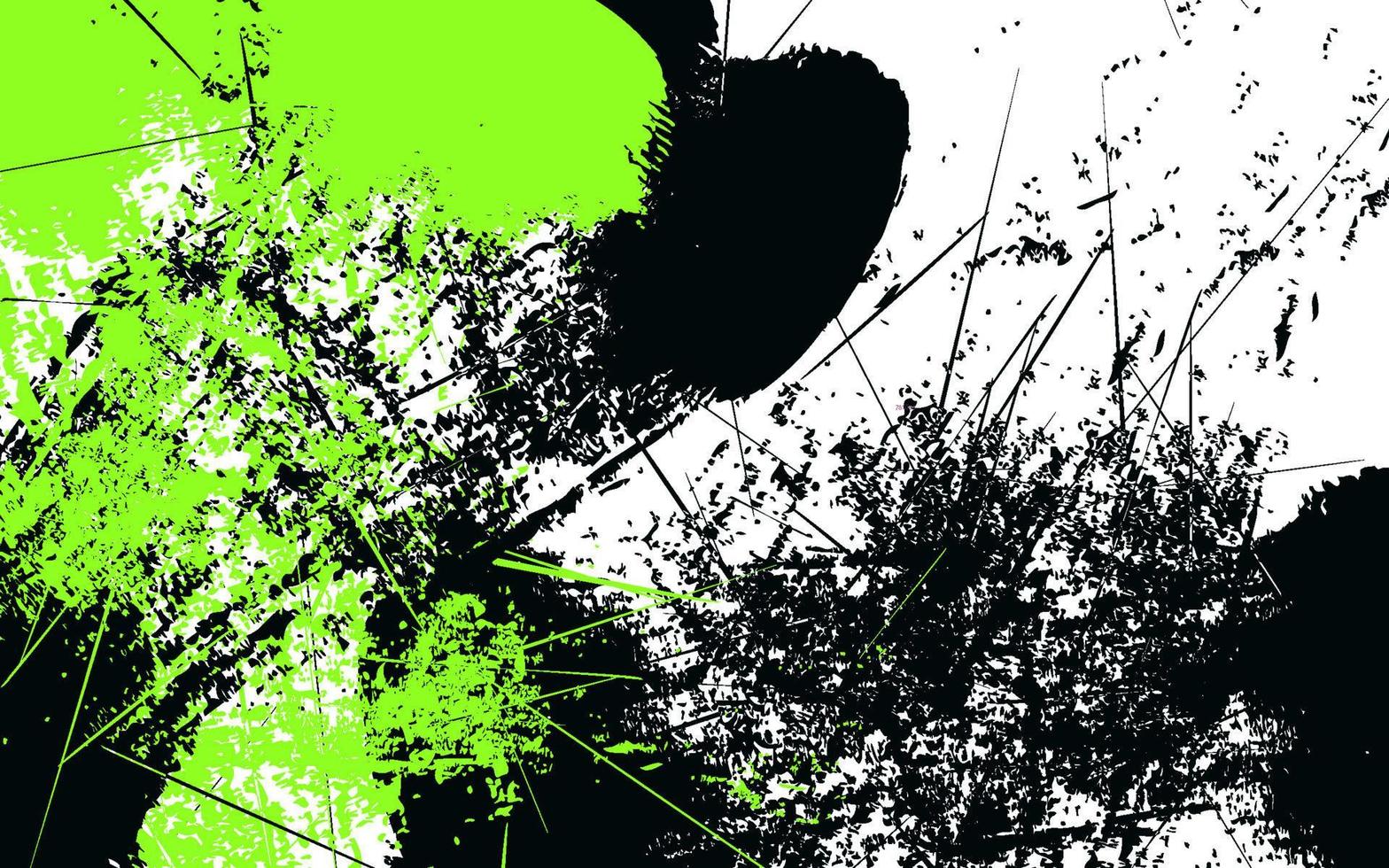 Abstract green black and white wall paint background vector