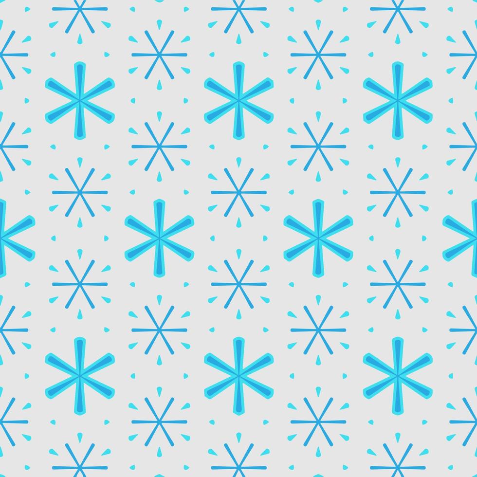 abstract snowflake pattern vector