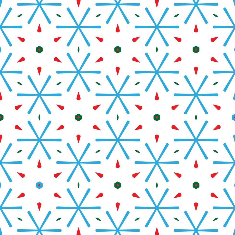 abstract snowflake pattern vector