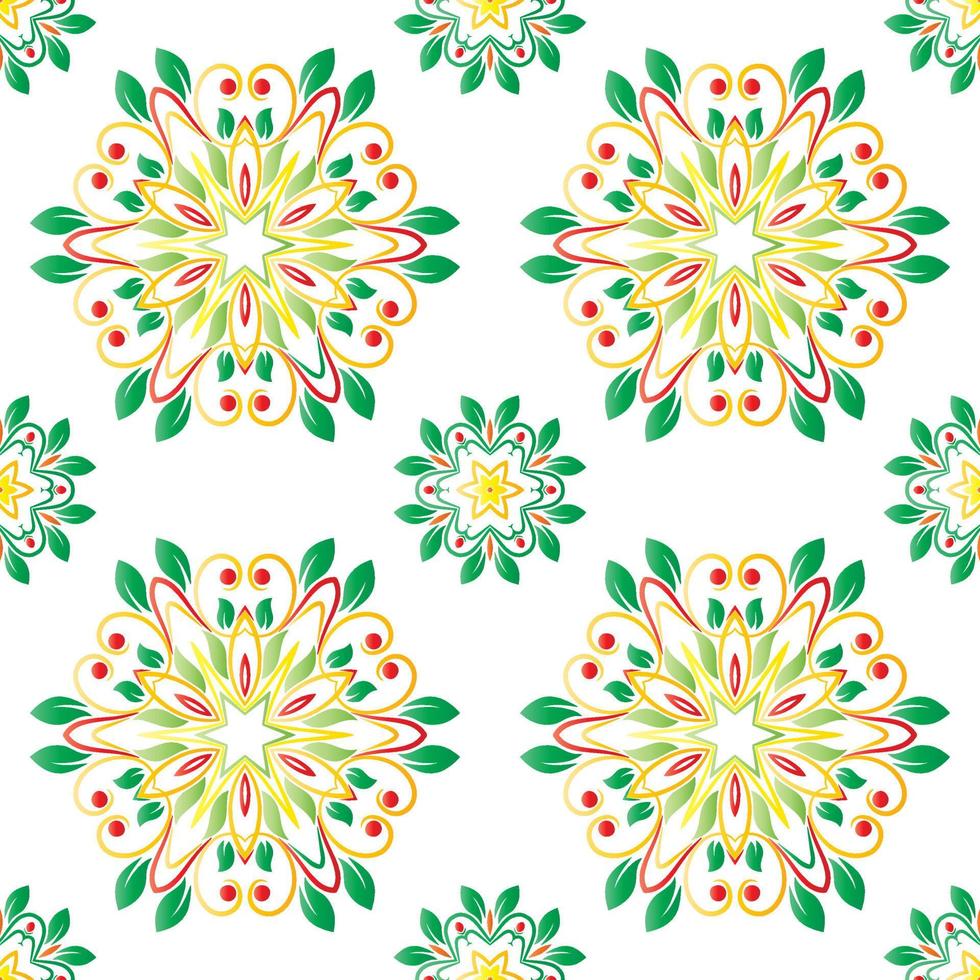 abstract floral pattern vector