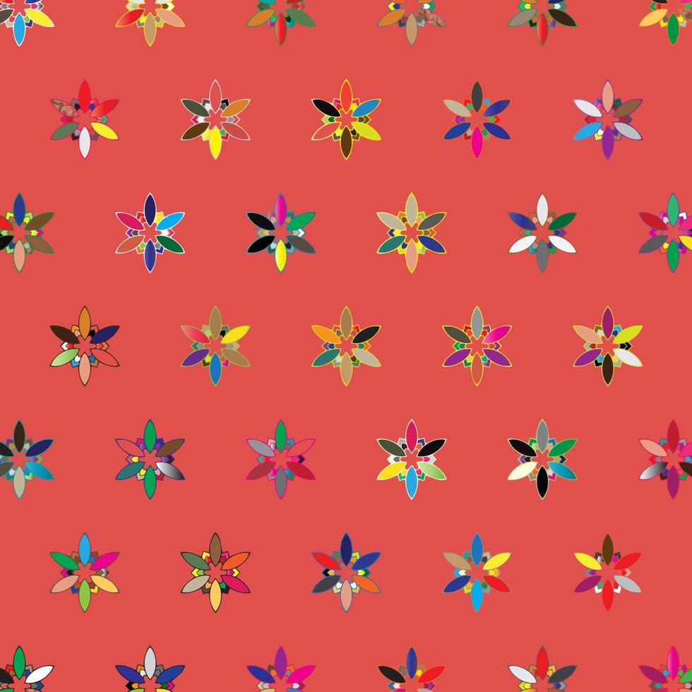 abstract floral pattern vector