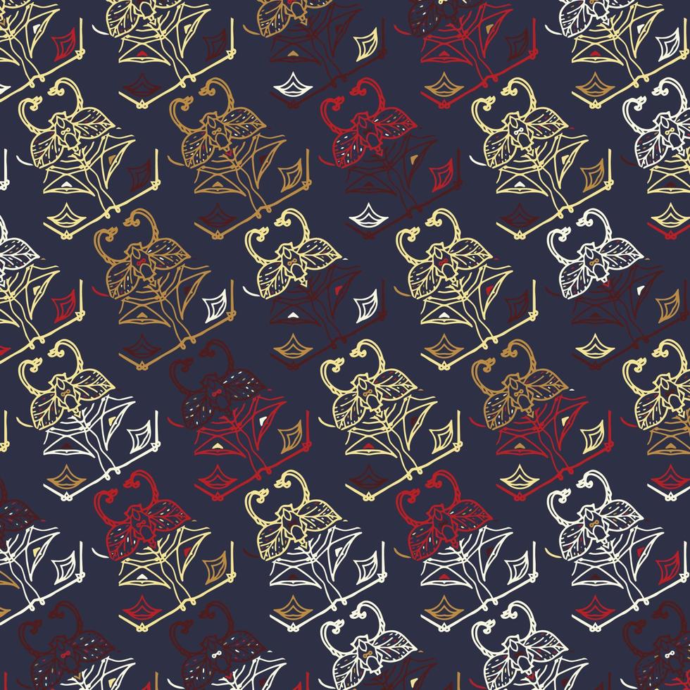 abstract seamless pattern with lines vector