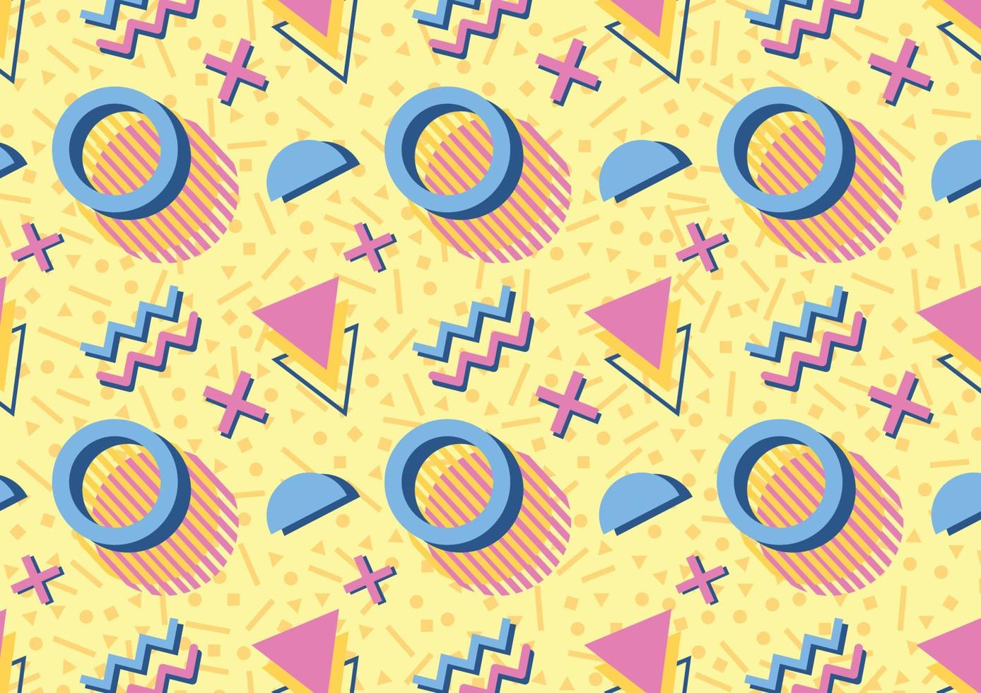 colourful geometric art background design wallpaper vector