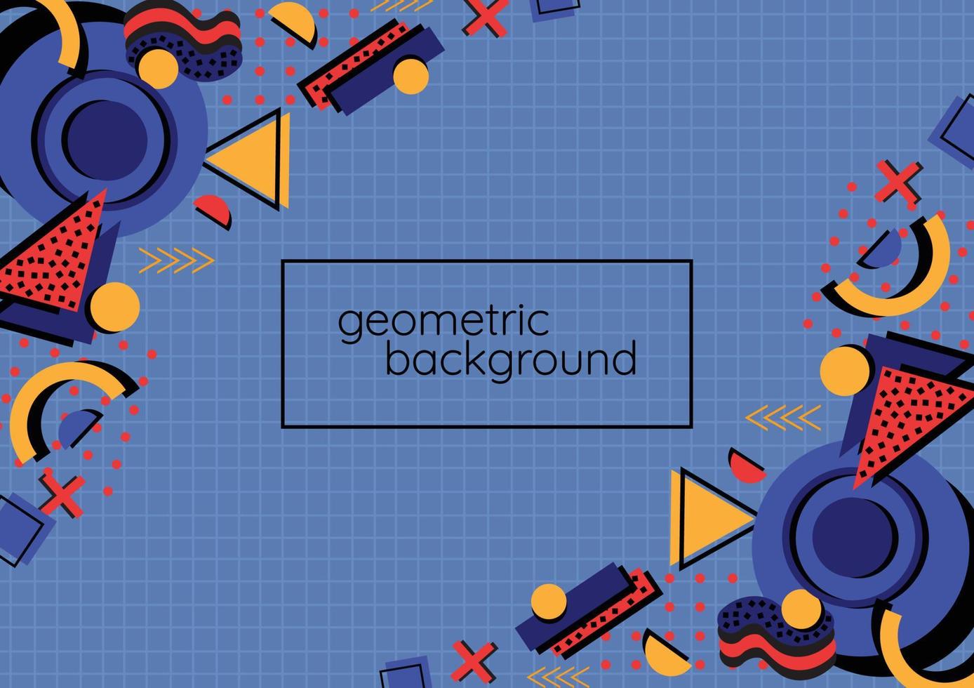 geometric background design for banner wallpaper vector