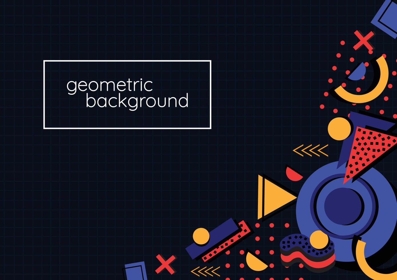 geometric background vector design for banner wallpaper
