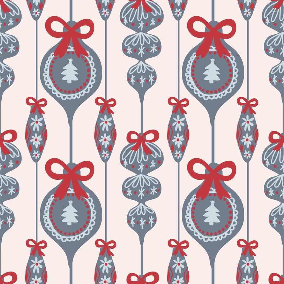 christmas decorative items for christmas design vector