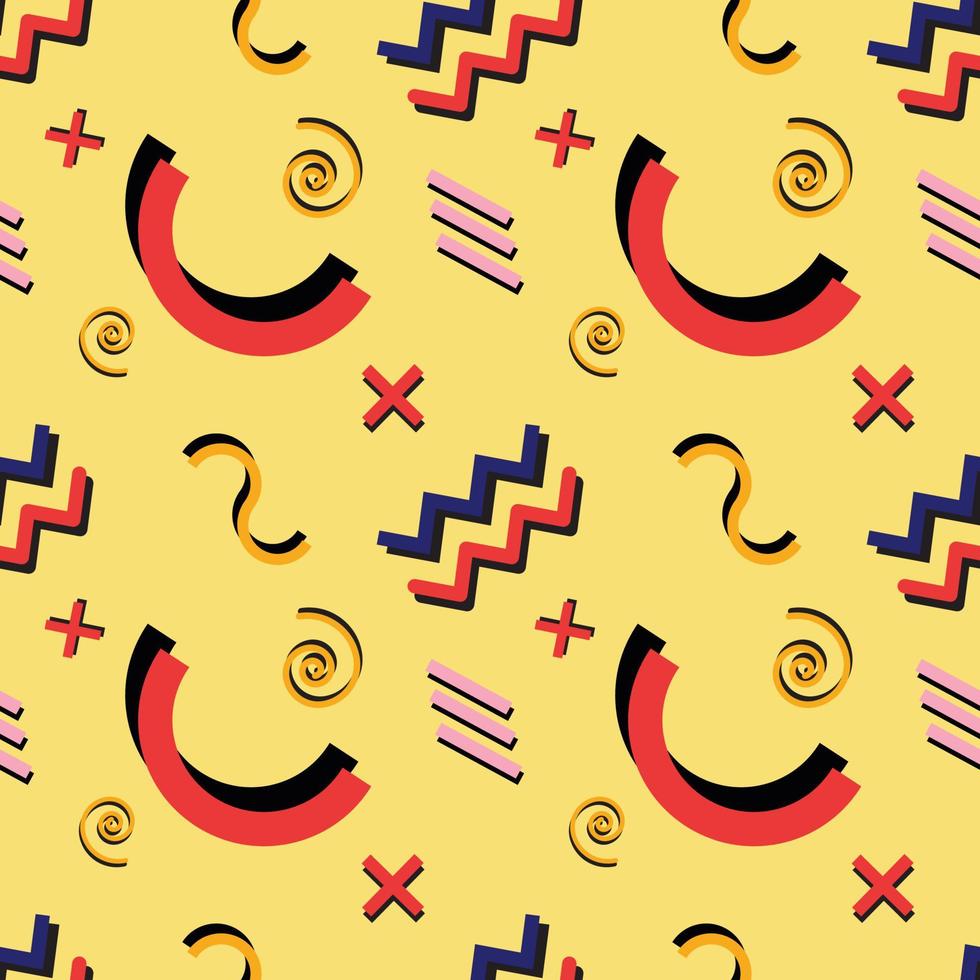 colourful geometric art background design for web banner vector