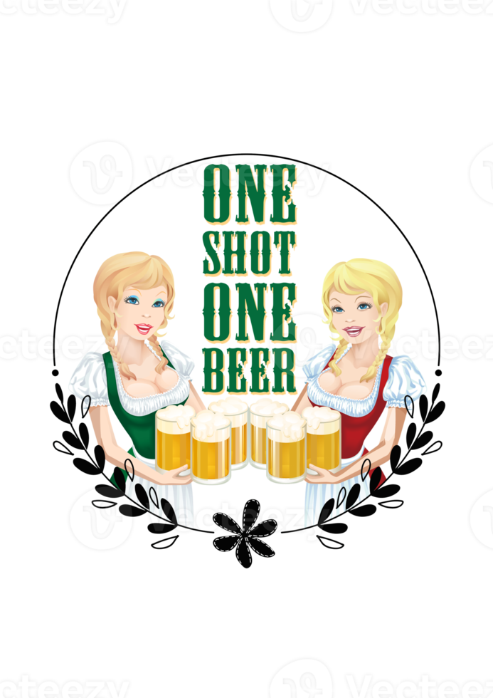 One Shot One Bier transparent png