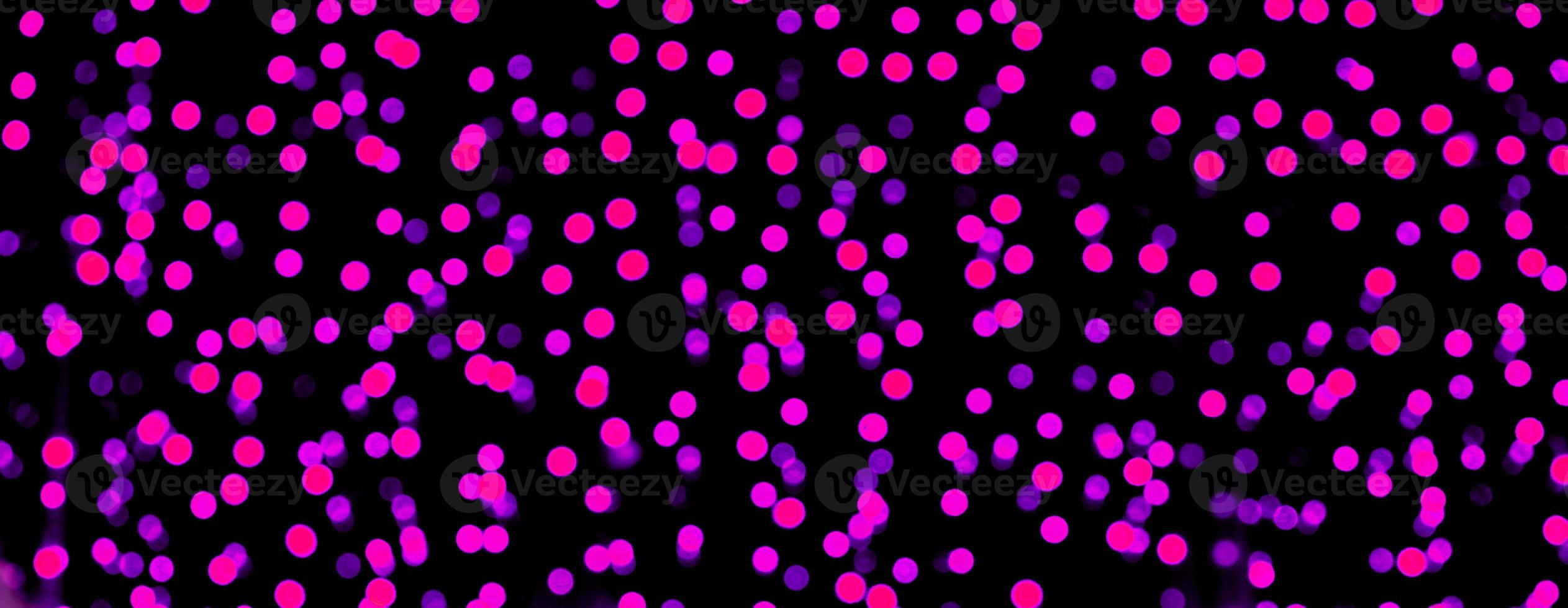 bokeh garland background. Abstract festive backdrop. greeting card for christmas and winter holidays. banner. photo