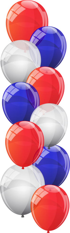 Color Glossy Balloons Background Vector Illustration png